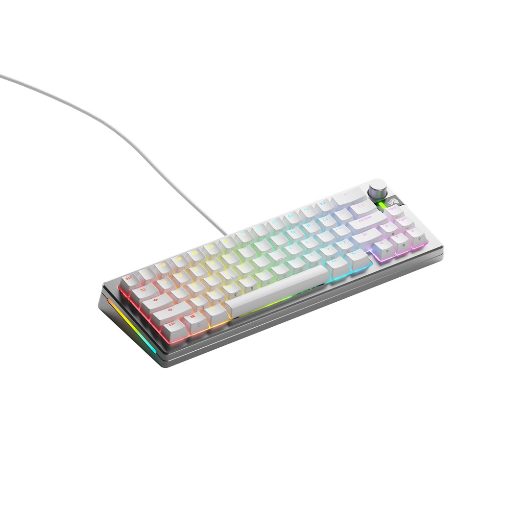 Glorious Gaming GMMK 3 PRO 65% Prebuilt Wired Silver - US Glorious Gaming GMMK 3 PRO 65% Prebuilt Wired Silver - US