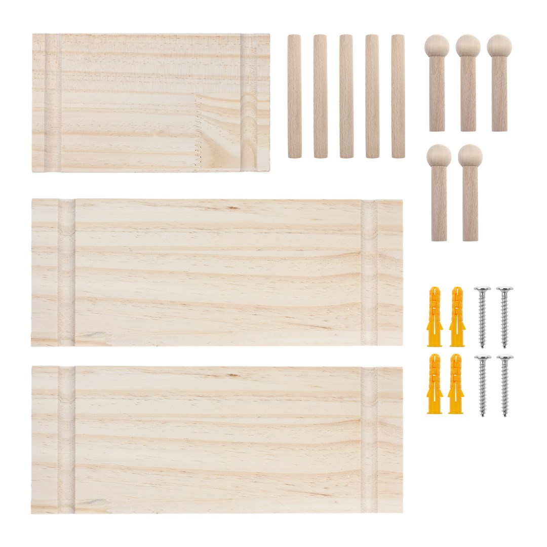 Maclean wooden board organizer, light wood color, 40x60 cm, max. 20 kg, MC-130 WD Maclean wooden board organizer, light wood color, 40x60 cm, max. 20 kg, MC-130 WD