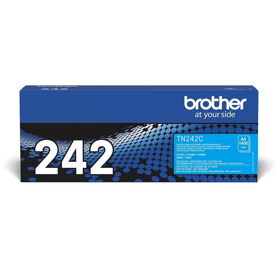 Brother TN-242C toner cartridge 1 pc(s) Original Cyan Brother TN-242C toner cartridge 1 pc(s) Original Cyan