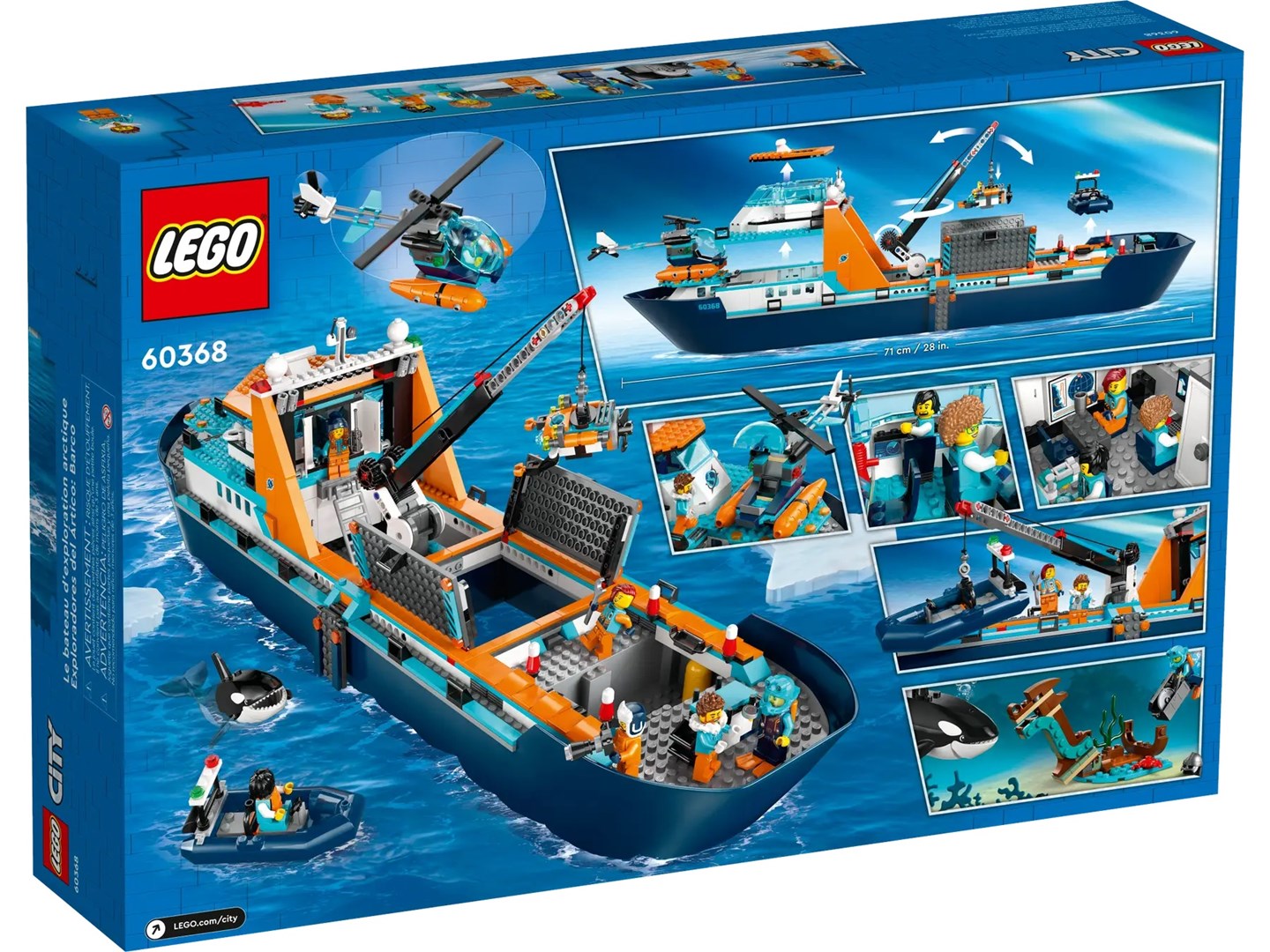 LEGO CITY 60368 ARCTIC EXPLORER SHIP LEGO CITY 60368 ARCTIC EXPLORER SHIP