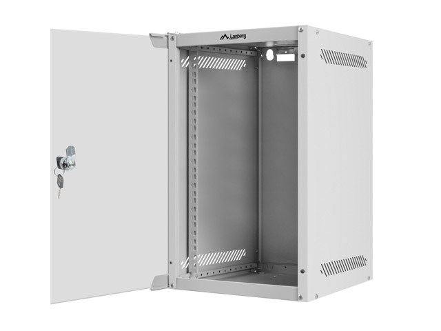 Lanberg wall-mount cabinet 10" 9U (280x310, gray) Lanberg wall-mount cabinet 10" 9U (280x310, gray)
