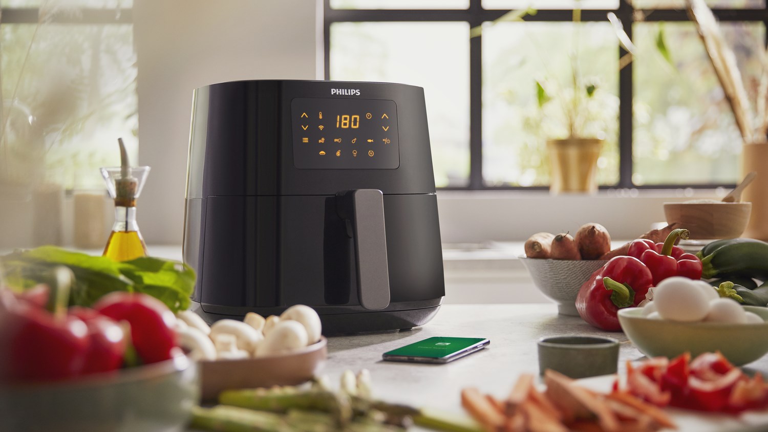 Philips Essential 5000 Series Connected HD9280/70 Airfryer 5000 Series XL Philips Essential 5000 Series Connected HD9280/70 Airfryer 5000 Series XL
