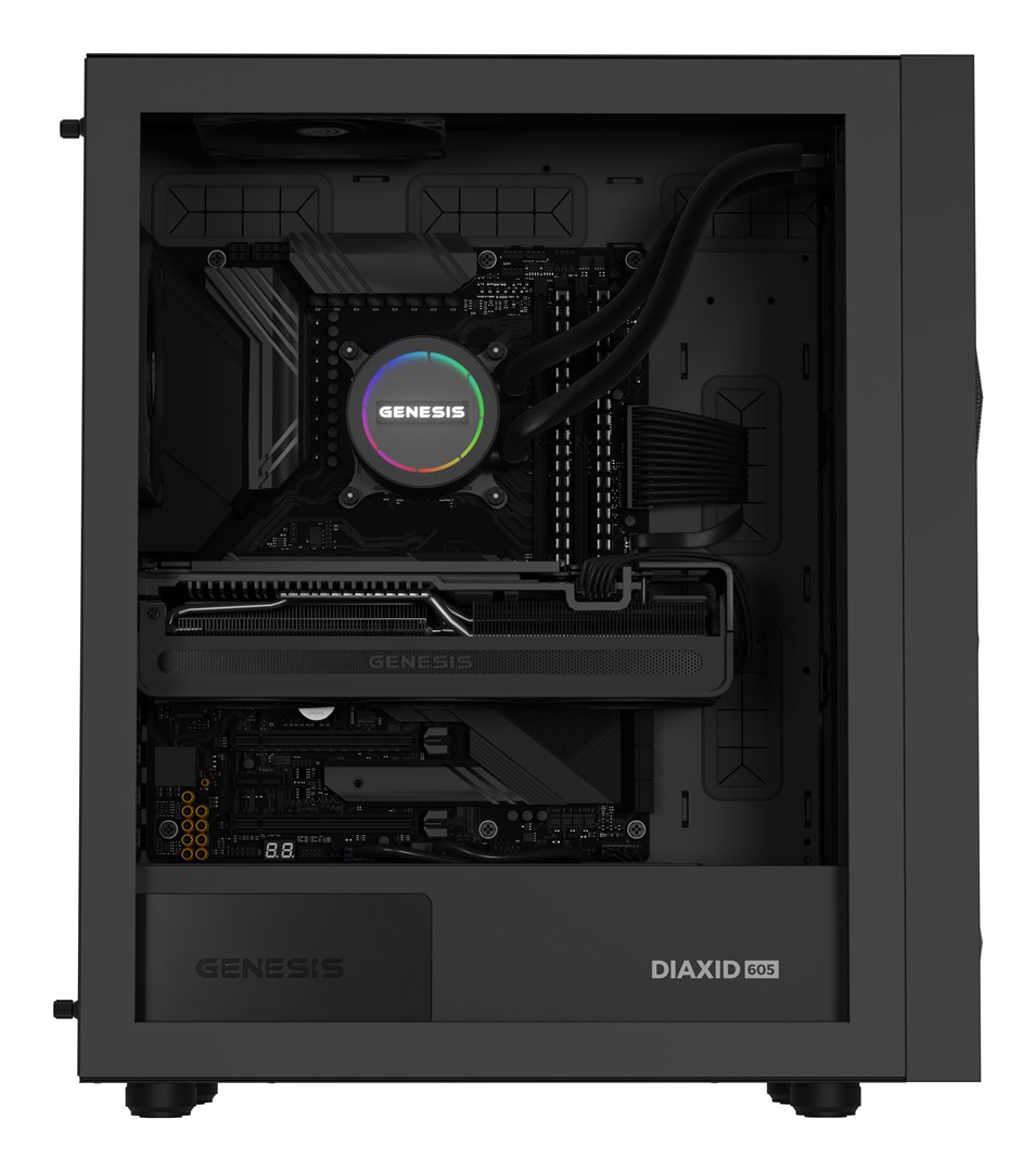 GENESIS NLG-2320 computer cooling system Computer case Liquid cooling kit Black GENESIS NLG-2320 computer cooling system Computer case Liquid cooling kit Black