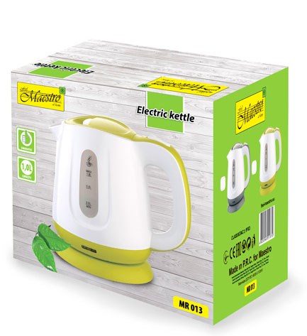 Feel-Maestro MR013 green electric kettle 1 L 1100 W Green, White Feel-Maestro MR013 green electric kettle 1 L 1100 W Green, White