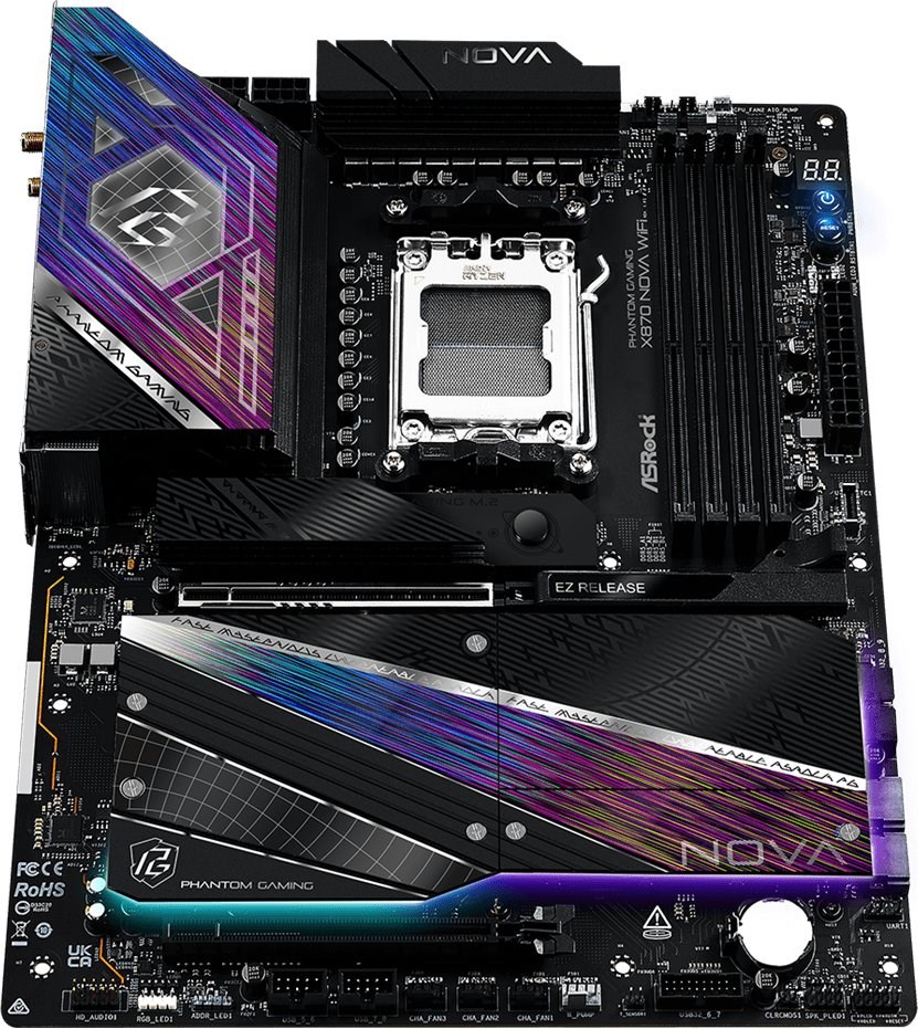 ASRock X870 NOVA WIFI motherboard ASRock X870 NOVA WIFI motherboard