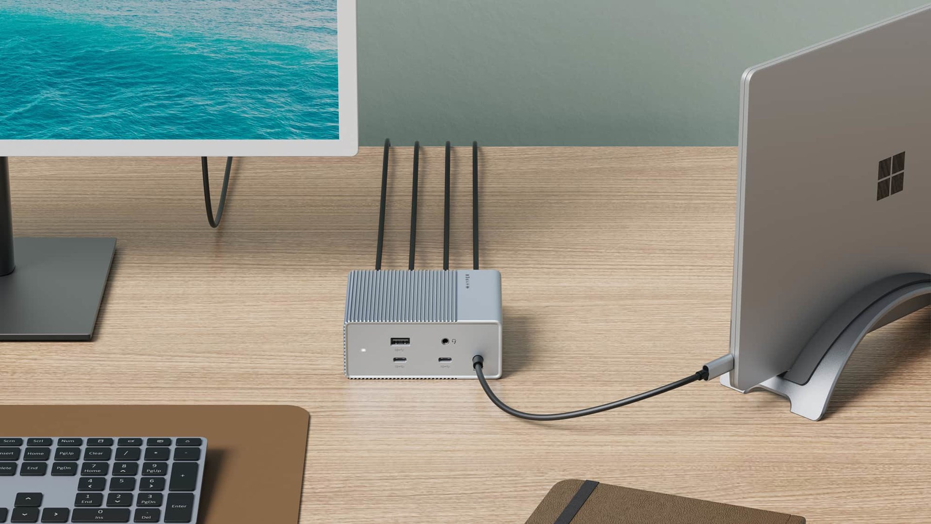 HYPER HDG212B laptop dock/port replicator Docking USB 3.2 Gen 2 (3.1 Gen 2) Type-C Silver HYPER HDG212B laptop dock/port replicator Docking USB 3.2 Gen 2 (3.1 Gen 2) Type-C Silver