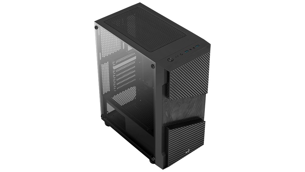 Aerocool Menace Saturn FRGB Midi Tower Black Aerocool Menace Saturn FRGB Midi Tower Black