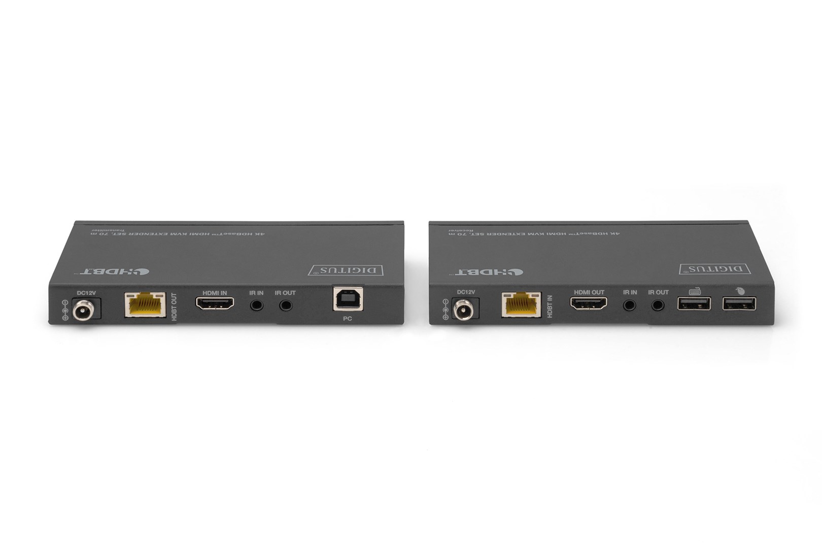 Digitus 4K HDBaseT™ HDMI KVM Extender Set, 70 m Digitus 4K HDBaseT™ HDMI KVM Extender Set, 70 m