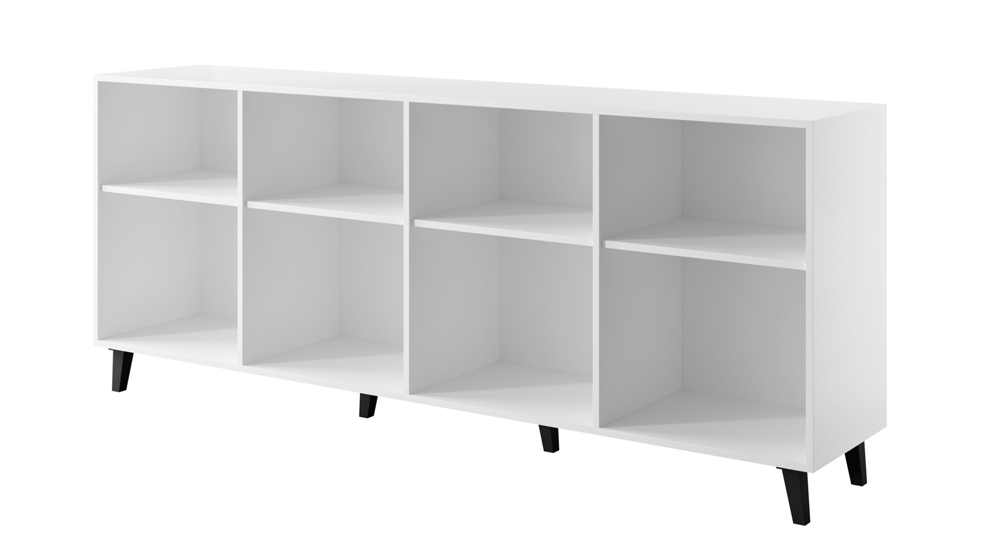 ETNA chest of drawers 200x42x82 white matt ETNA chest of drawers 200x42x82 white matt