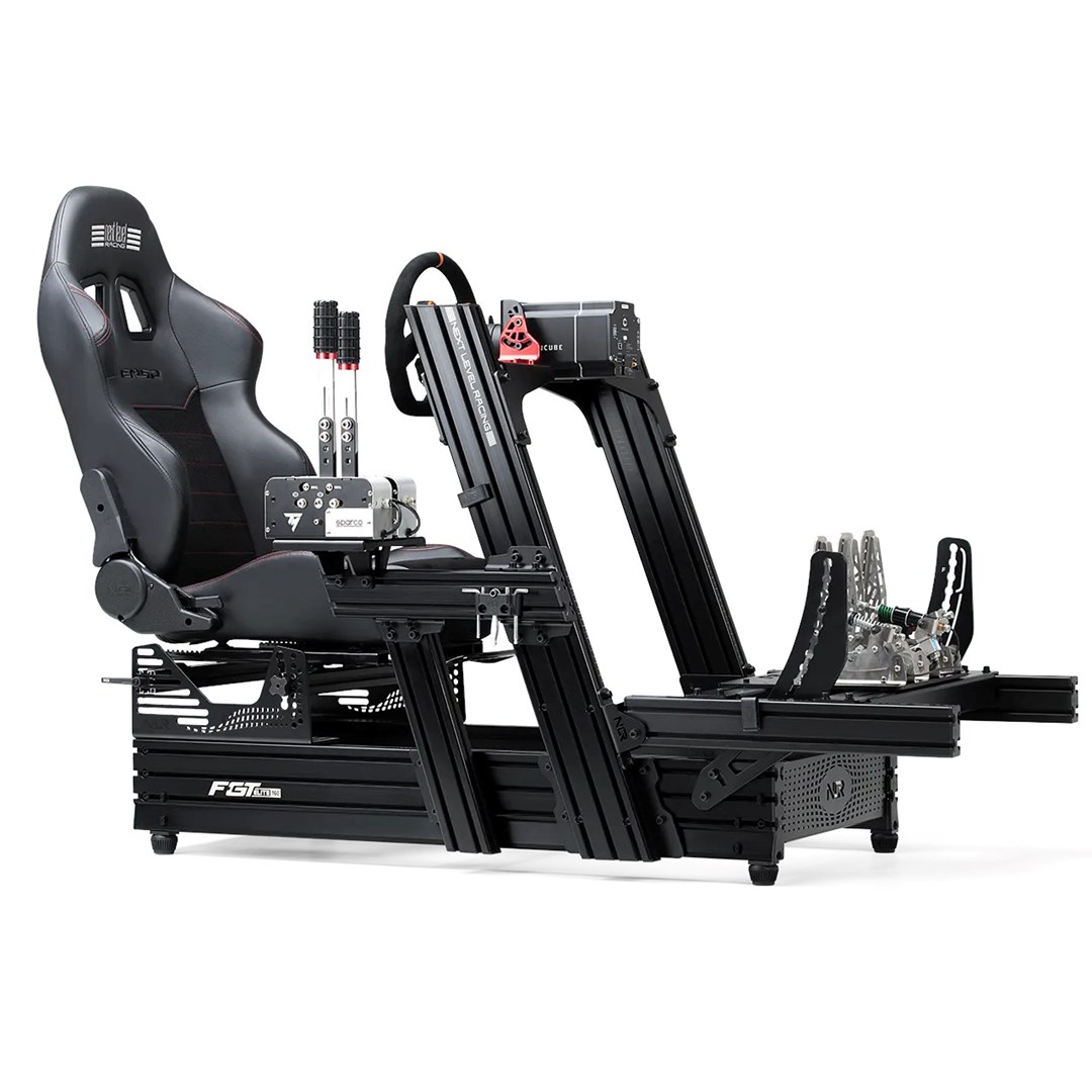 Next Level Racing F-GT Elite 160 Front & Side Mount Edition NLR-E026 - cockpit Next Level Racing F-GT Elite 160 Front & Side Mount Edition NLR-E026 - cockpit