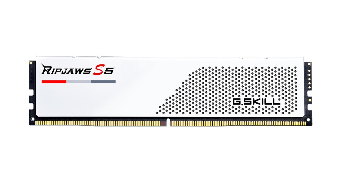 G.Skill Ripjaws S5 / F5-6000J3040F16GX2-RS5W memory module 32 GB 2 x 16 GB DDR5 G.Skill Ripjaws S5 / F5-6000J3040F16GX2-RS5W memory module 32 GB 2 x 16 GB DDR5