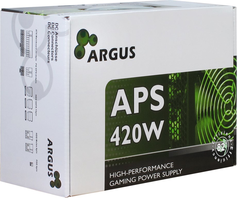 Inter-Tech Argus APS power supply unit 420 W 20+4 pin ATX ATX Black Inter-Tech Argus APS power supply unit 420 W 20+4 pin ATX ATX Black