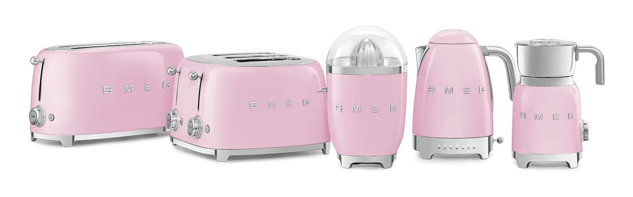 Smeg 50's Style Toaster TSF02PKEU Pink Smeg 50's Style Toaster TSF02PKEU Pink