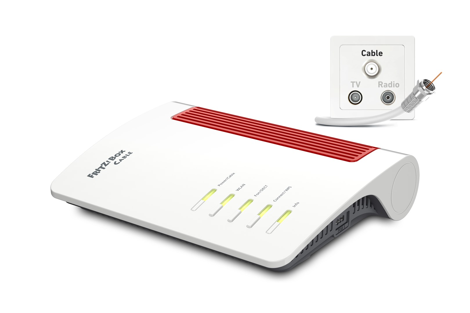 FRITZ!Box 6670 wireless router Dual-band (2.4 GHz / 5 GHz) White FRITZ!Box 6670 wireless router Dual-band (2.4 GHz / 5 GHz) White