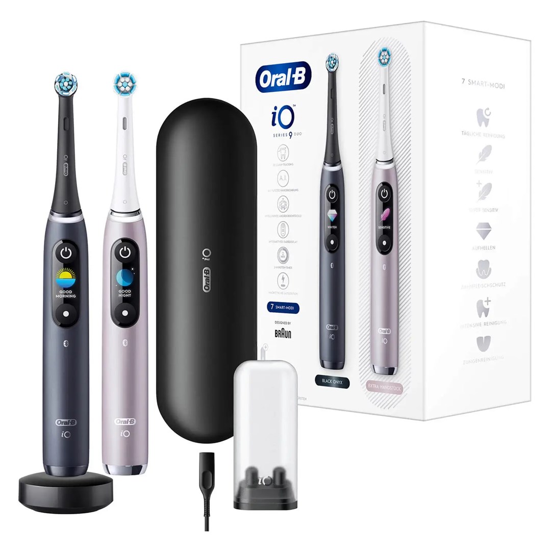 Oral-B iO 9 Adult Rotating toothbrush Black, Rose Oral-B iO 9 Adult Rotating toothbrush Black, Rose
