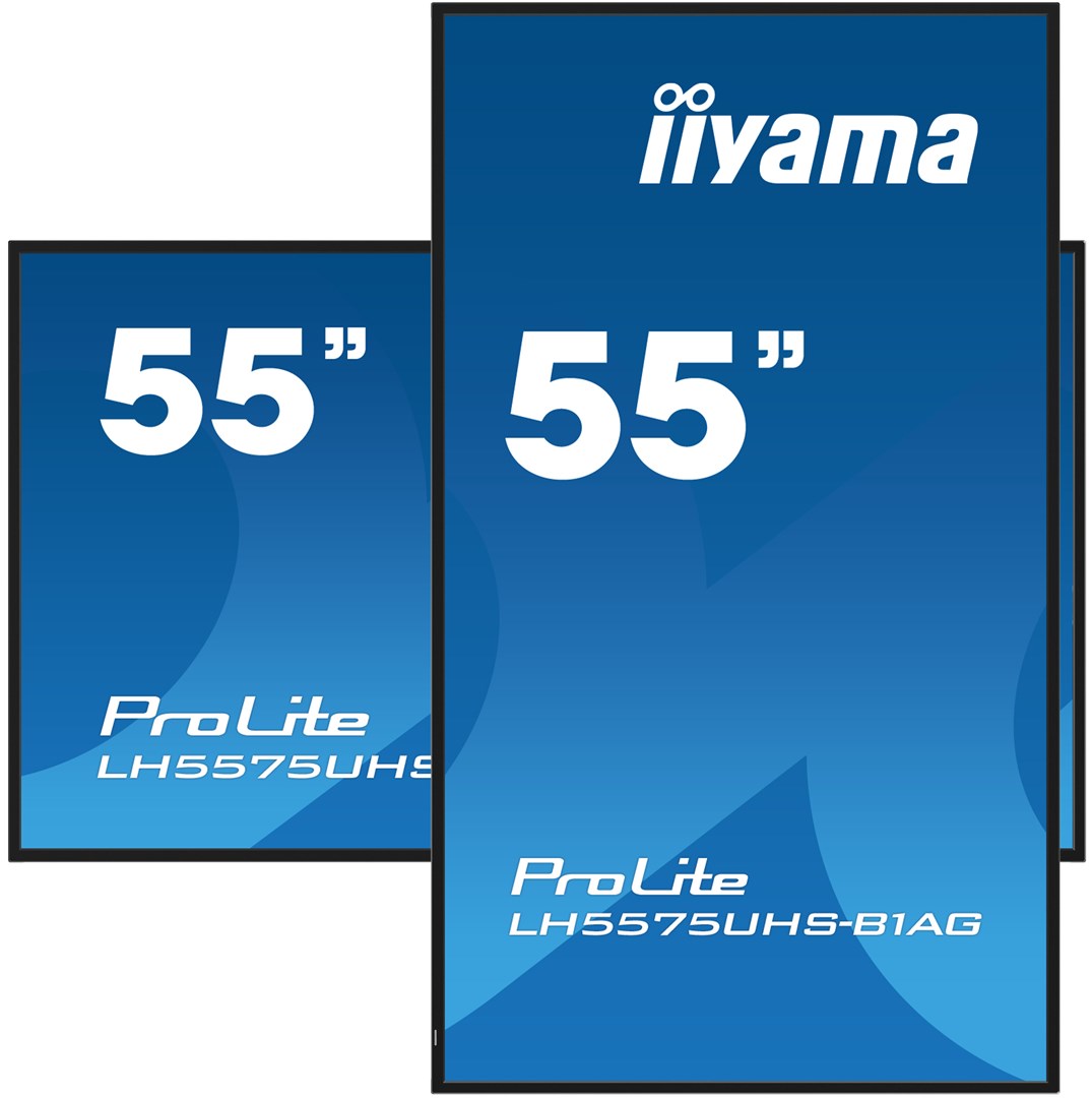 iiyama 55" 4K UHD Professional Digital Signage 24/7 display featuring Android OS, FailOver and Intel® SDM slot iiyama 55" 4K UHD Professional Digital Signage 24/7 display featuring Android OS, FailOver and Intel® SDM slot