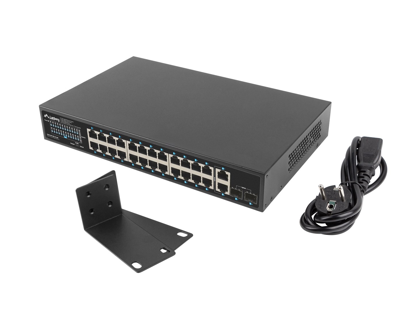 Lanberg RSGE-24P-2GE-2S-360 network switch Unmanaged Lanberg RSGE-24P-2GE-2S-360 network switch Unmanaged