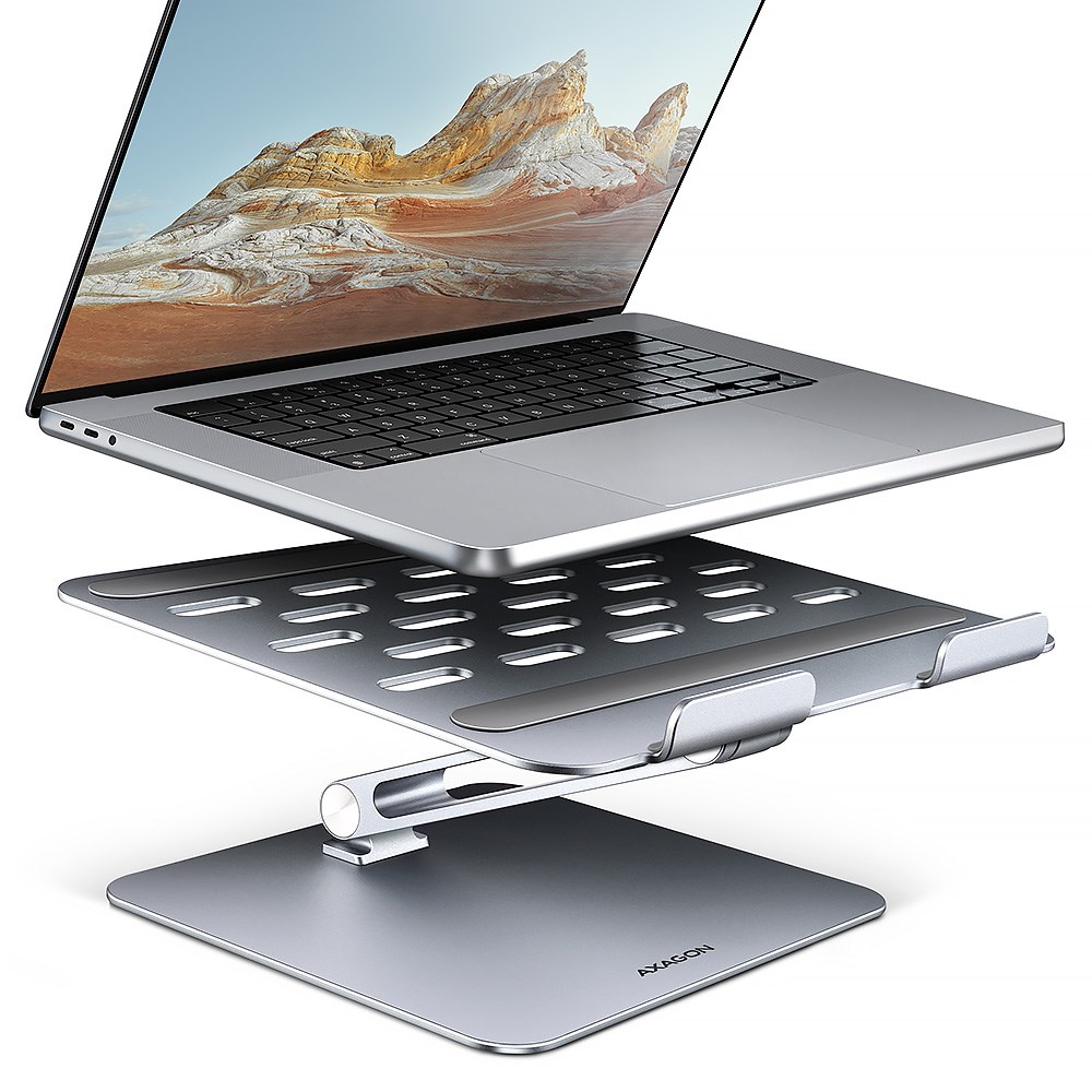 Axagon STND-LQ laptop stand Grey 40.6 cm (16") Axagon STND-LQ laptop stand Grey 40.6 cm (16")