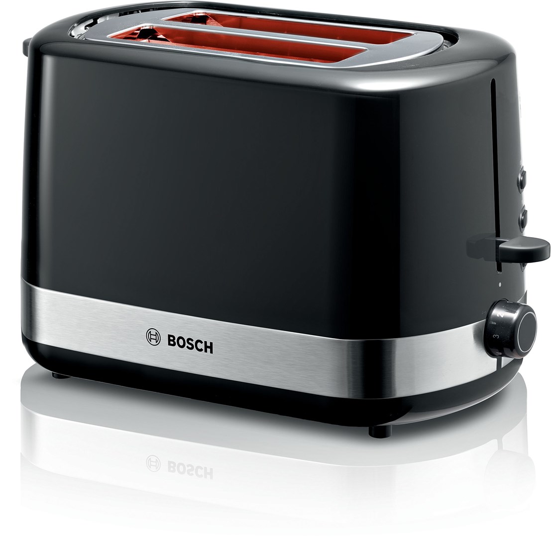 Bosch TAT6A513 toaster 2 slice(s) 800 W Black, Stainless steel Bosch TAT6A513 toaster 2 slice(s) 800 W Black, Stainless steel