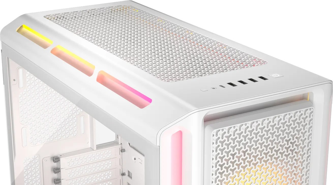 Corsair iCUE LINK 5000T LX RGB Midi Tower White Corsair iCUE LINK 5000T LX RGB Midi Tower White