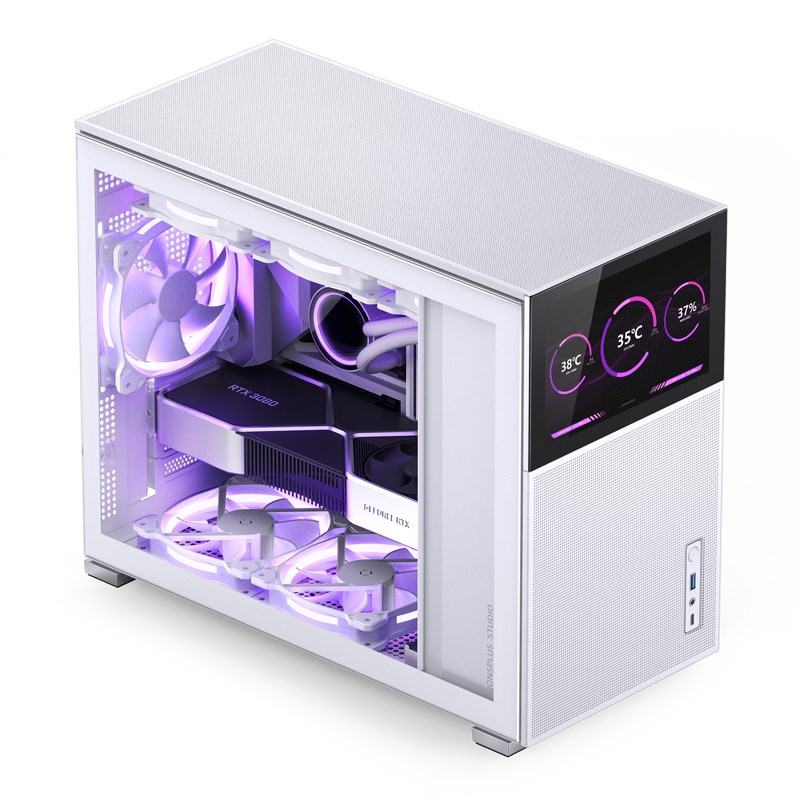 Jonsbo D31 MESH Screen Micro-ATX Case, Tempered Glass - white Jonsbo D31 MESH Screen Micro-ATX Case, Tempered Glass - white