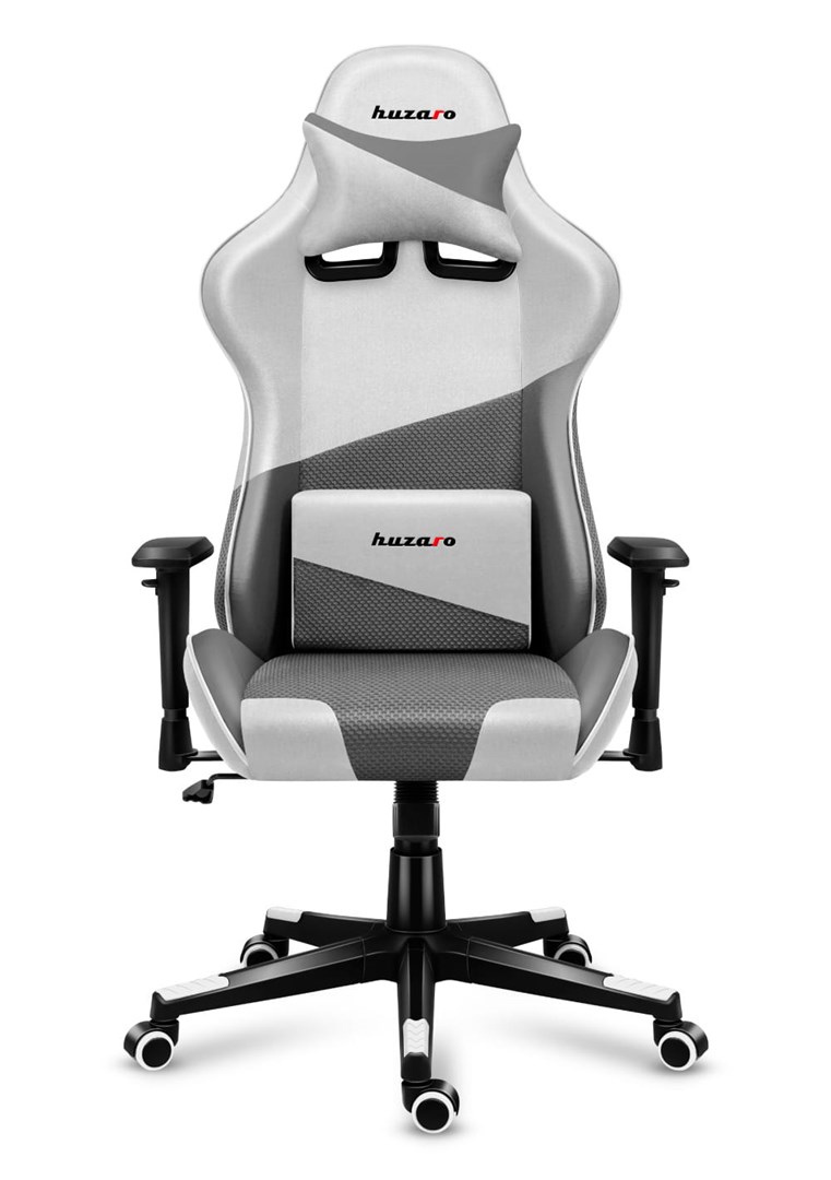 Huzaro Force 6.2 PC gaming chair Bucket (cradle) seat Grey, White Huzaro Force 6.2 PC gaming chair Bucket (cradle) seat Grey, White