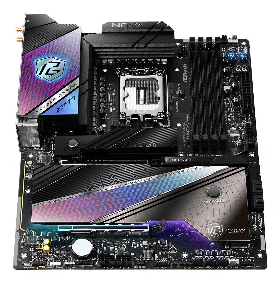 Asrock Phantom Gaming Z890 Nova WiFi Intel Z890 LGA 1851 (Socket V1) ATX Asrock Phantom Gaming Z890 Nova WiFi Intel Z890 LGA 1851 (Socket V1) ATX