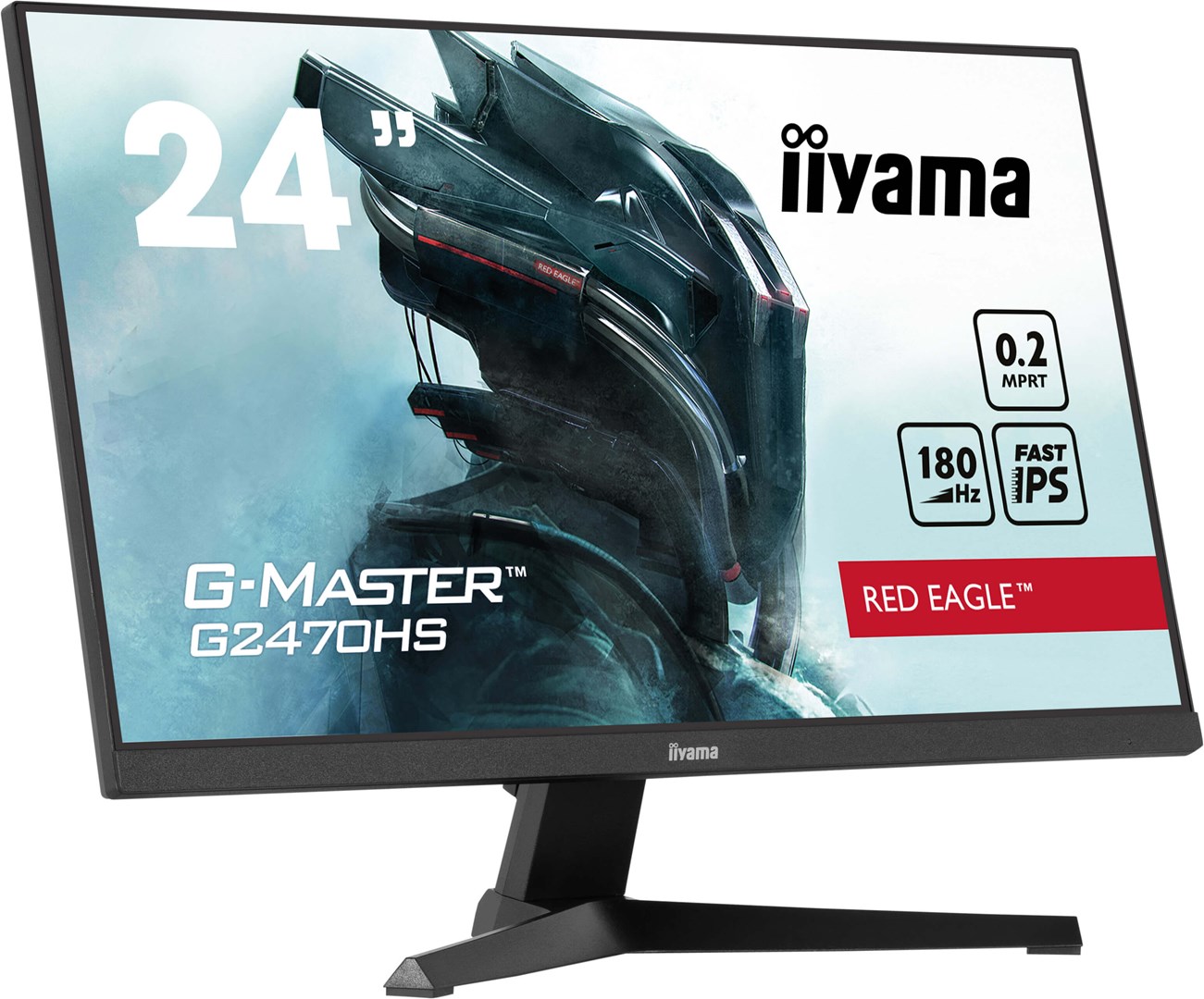iiyama G-MASTER G2470HS-B1 computer monitor 60.5 cm (23.8") 1920 x 1080 pixels Full HD LCD Black iiyama G-MASTER G2470HS-B1 computer monitor 60.5 cm (23.8") 1920 x 1080 pixels Full HD LCD Black
