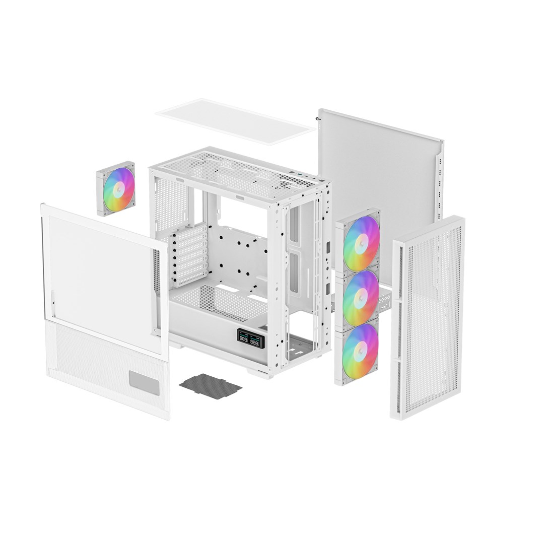 DeepCool CH560 DIGITAL WH Midi Tower White DeepCool CH560 DIGITAL WH Midi Tower White