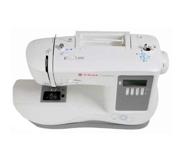 Singer 7640 sewing machine, electric current, white Singer 7640 sewing machine, electric current, white