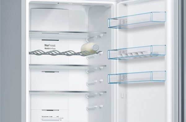 Bosch Serie 4 KGN39VIEB Fridge-Freezer Freestanding 368 L E Stainless Steel Bosch Serie 4 KGN39VIEB Fridge-Freezer Freestanding 368 L E Stainless Steel