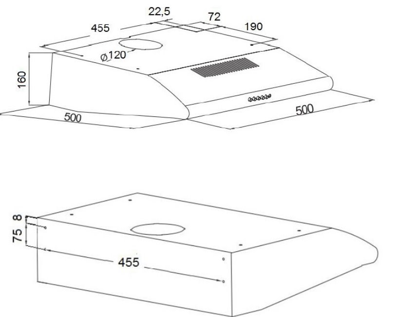 Akpo WK-7 P-3050 cooker hood Akpo WK-7 P-3050 cooker hood