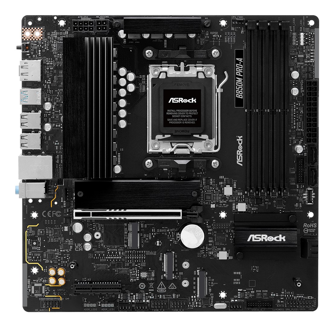 Asrock B850M Pro-A AMD B850 Socket AM5 micro ATX Asrock B850M Pro-A AMD B850 Socket AM5 micro ATX