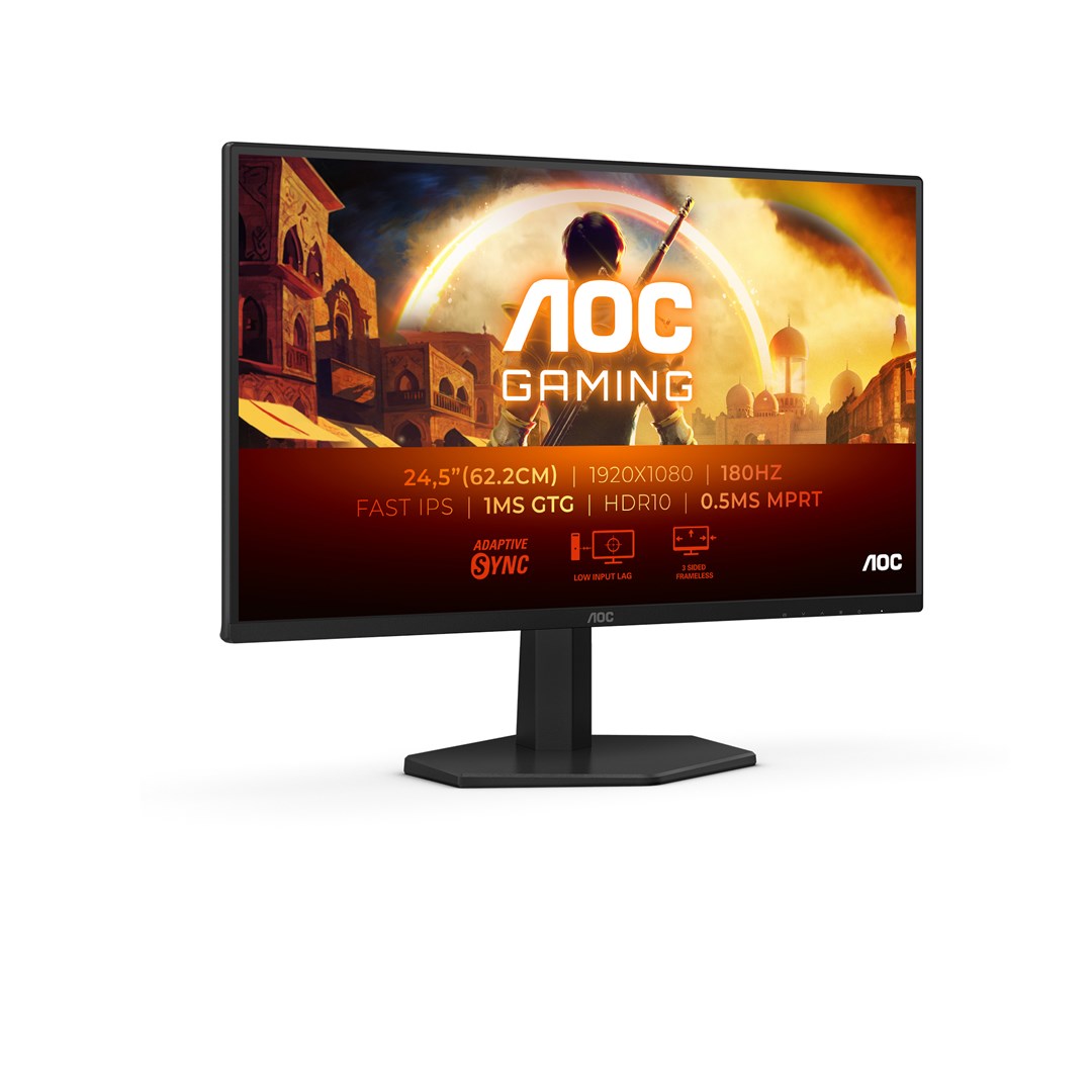 AOC G4 25G42E computer monitor 62.2 cm (24.5") 1920 x 1080 pixels Full HD LED Black, Red AOC G4 25G42E computer monitor 62.2 cm (24.5") 1920 x 1080 pixels Full HD LED Black, Red