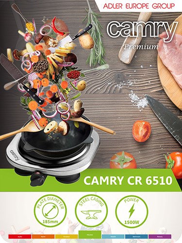 Adler CAMRY CR 6510 stove Freestanding Black,Grey Electric Adler CAMRY CR 6510 stove Freestanding Black,Grey Electric