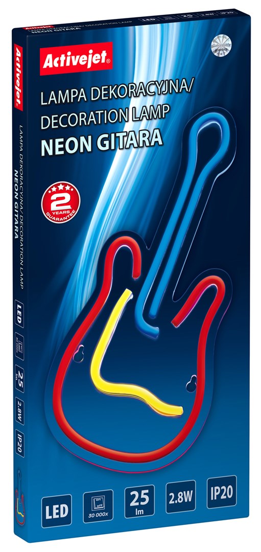 Activejet Neon LED AJE-NEON GUITAR Activejet Neon LED AJE-NEON GUITAR