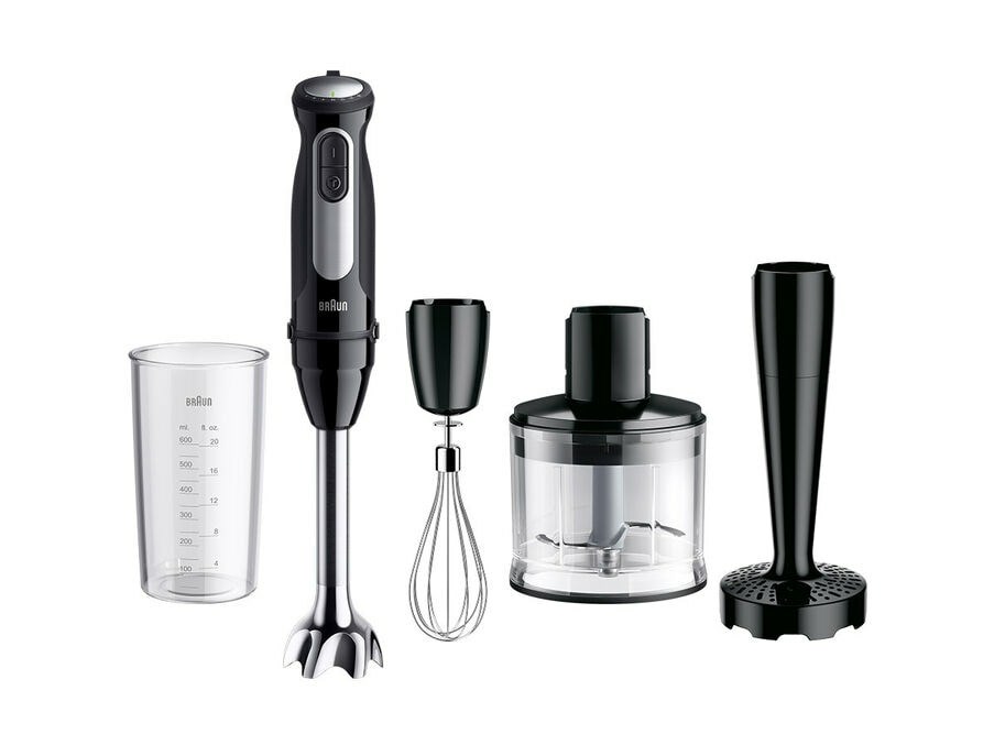 Braun MultiQuick 5 Pro 0.6 L Immersion blender 1000 W Black, Silver Braun MultiQuick 5 Pro 0.6 L Immersion blender 1000 W Black, Silver