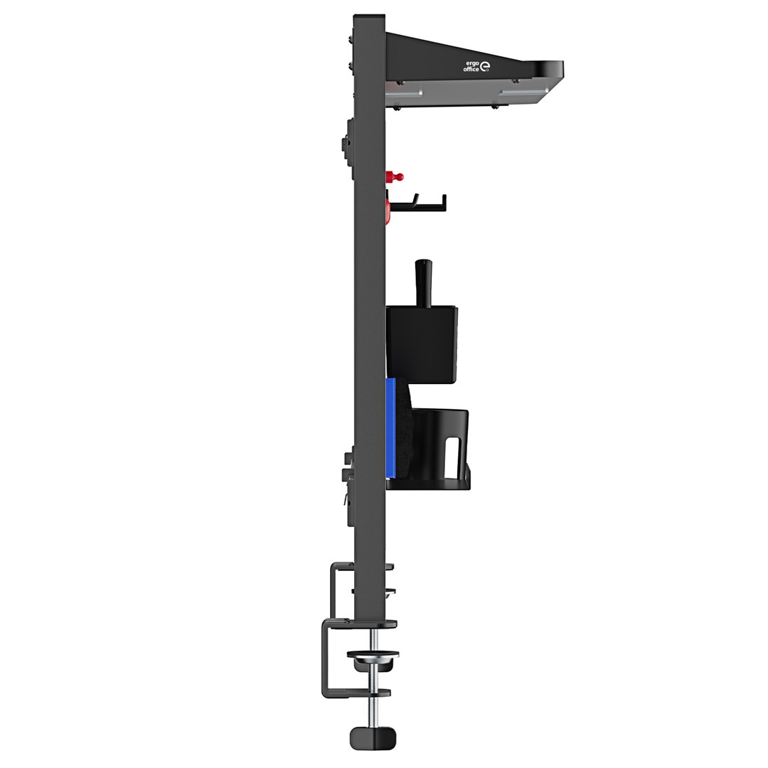 Ergo Office desk divider / organizer, max load 10kg, white board, width 1116mm, black, ER-301 B Ergo Office desk divider / organizer, max load 10kg, white board, width 1116mm, black, ER-301 B