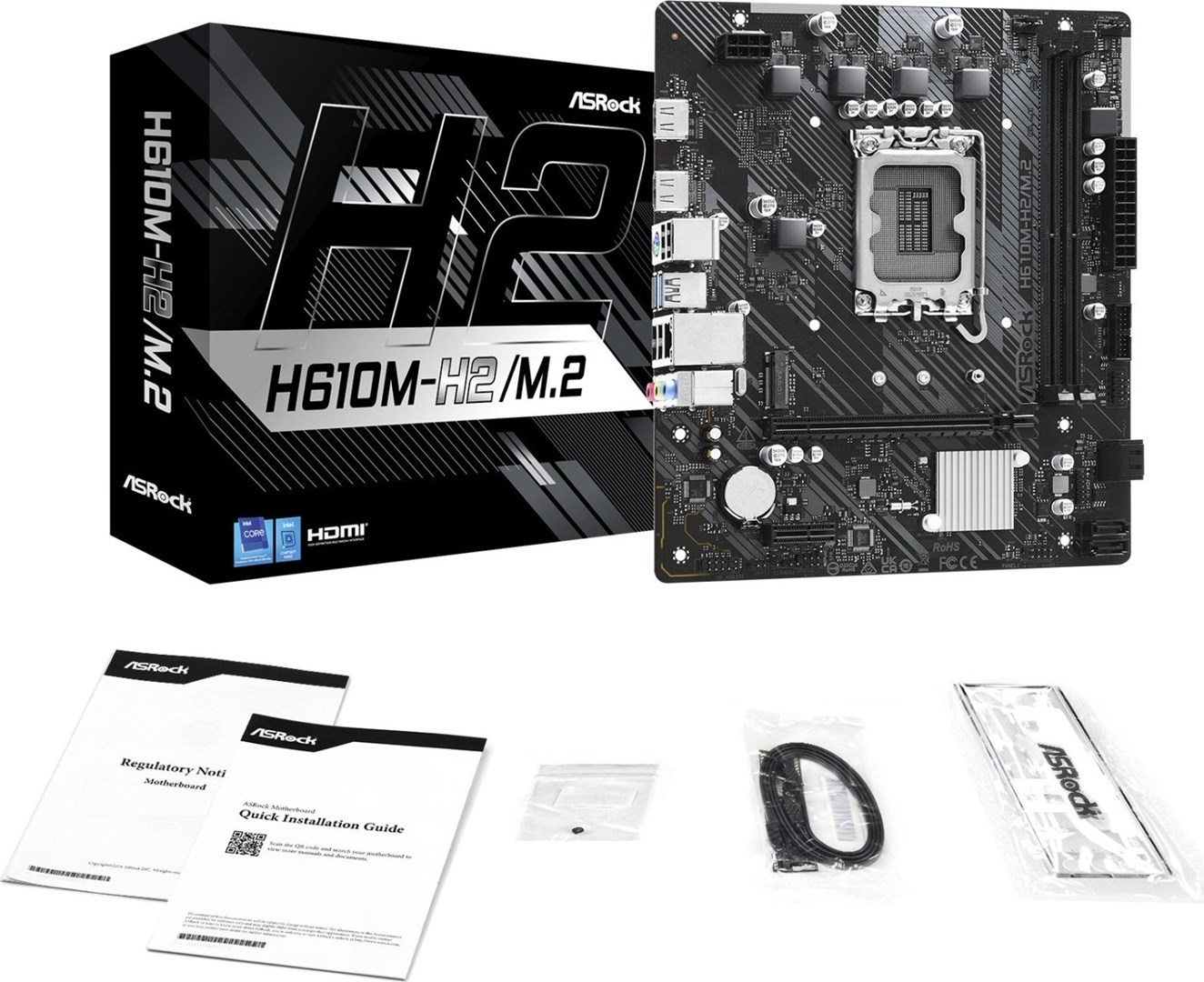 ASRock H610M-H2/M.2 motherboard ASRock H610M-H2/M.2 motherboard