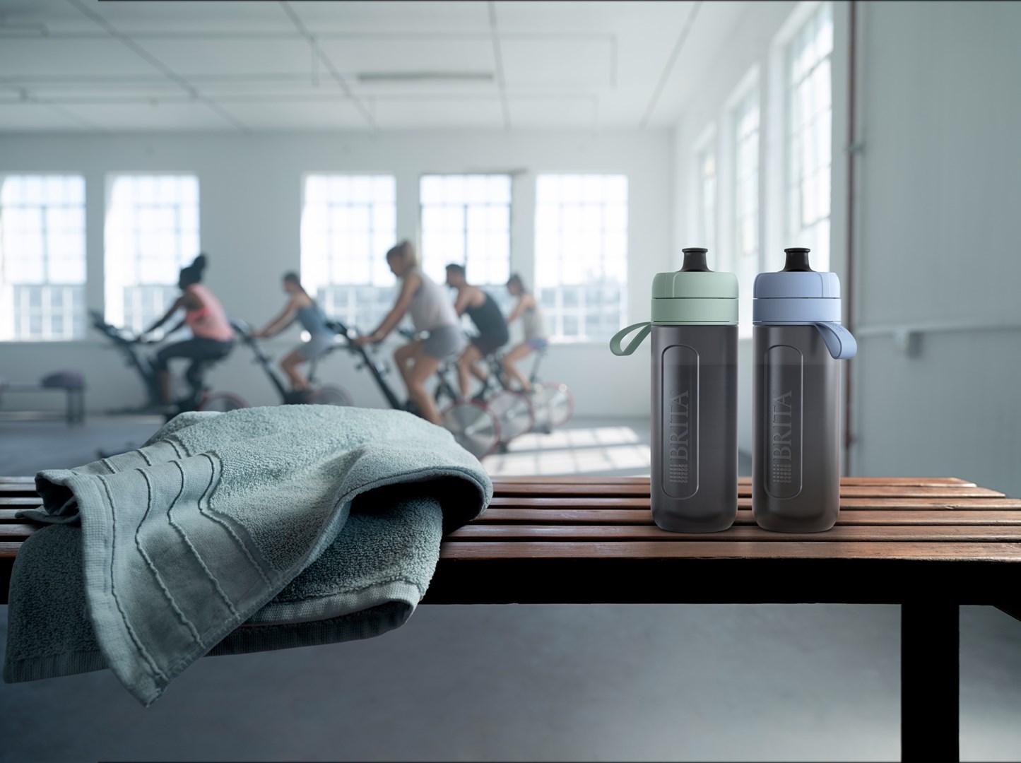 Brita Active green 2-disc filter bottle Brita Active green 2-disc filter bottle