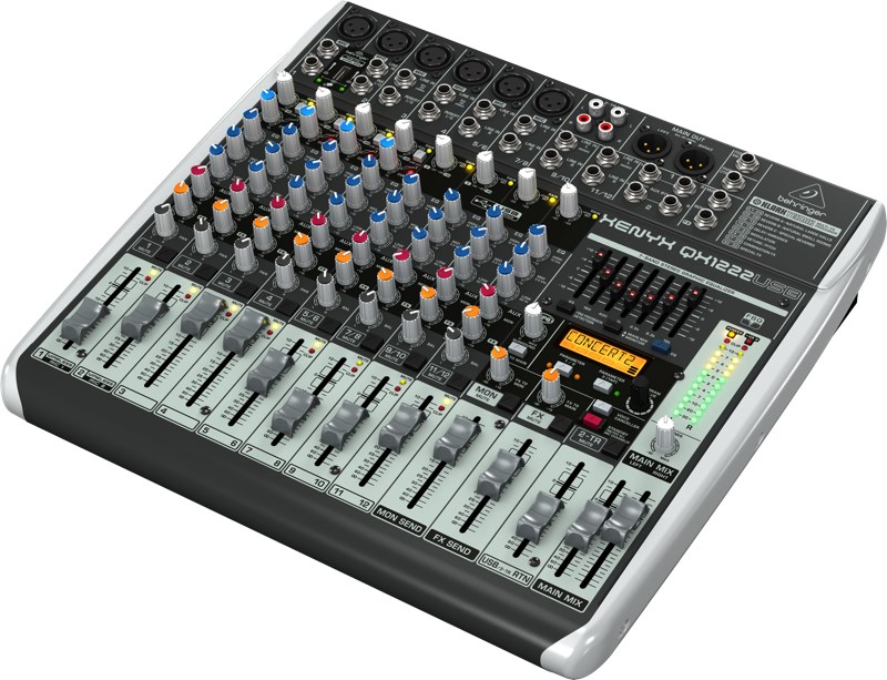 Behringer QX1222USB audio mixer 16 channels Behringer QX1222USB audio mixer 16 channels