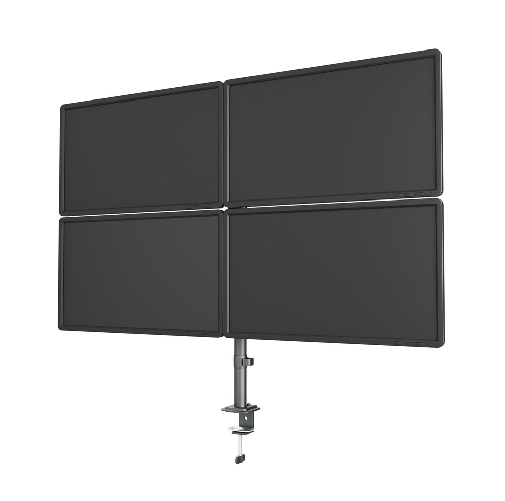 Gembird MA-D4-01 Adjustable desk 4-display mounting arm (rotate, tilt, swivel), 13”-32”, up to 10kg per screen Gembird MA-D4-01 Adjustable desk 4-display mounting arm (rotate, tilt, swivel), 13”-32”, up to 10kg per screen