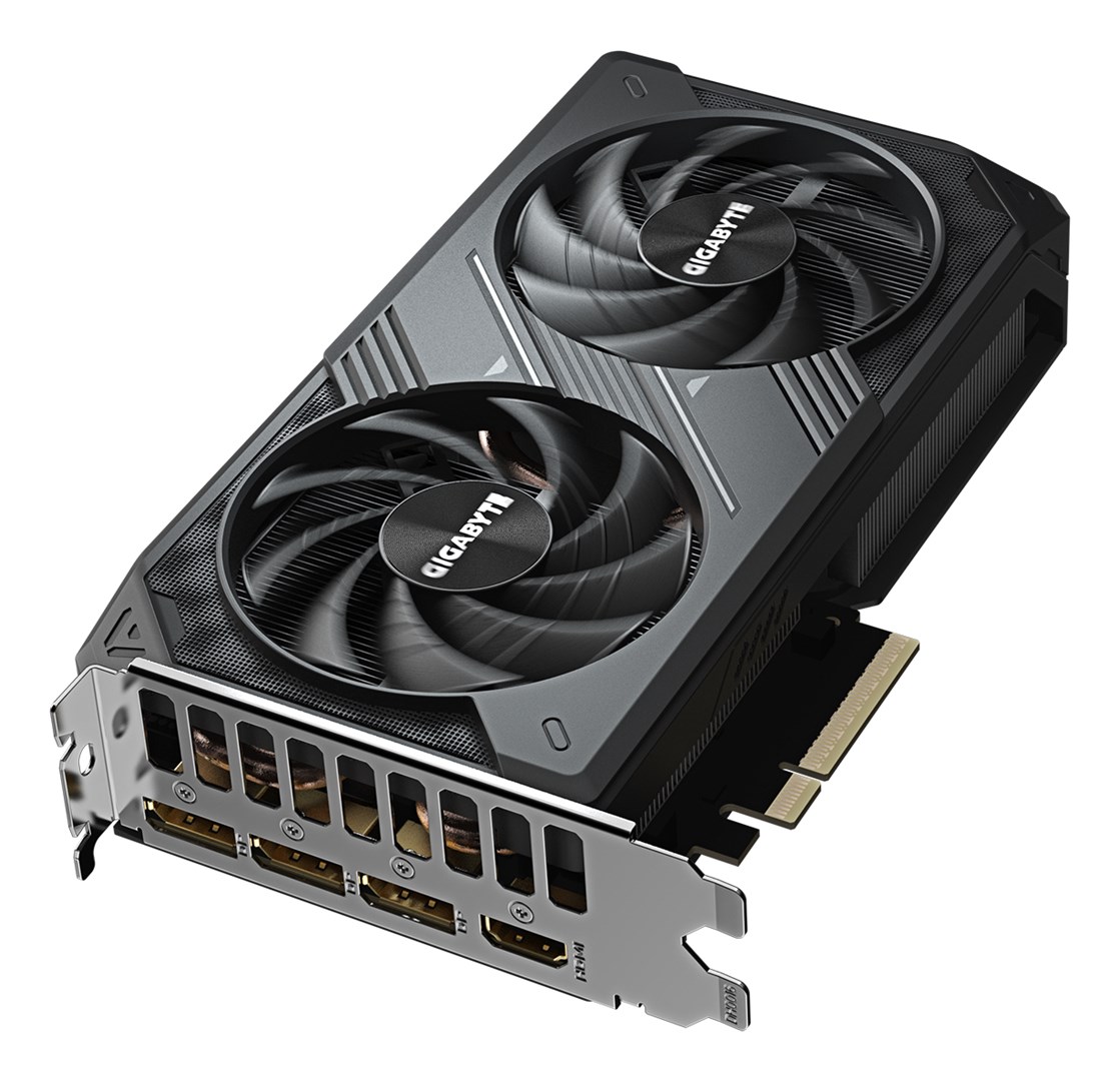 GIGABYTE GeForce RTX 5060 WINDFORCE 8G Graphics Card - 8GB GDDR7, 128bit, PCI-E 5.0, 2497 MHz Core Clock, 3 x DisplayPort, 1 x HDMI, GV-N5060WF2-8GD GIGABYTE GeForce RTX 5060 WINDFORCE 8G Graphics Card - 8GB GDDR7, 128bit, PCI-E 5.0, 2497 MHz Core Clock, 3 x DisplayPort, 1 x HDMI, GV-N5060WF2-8GD