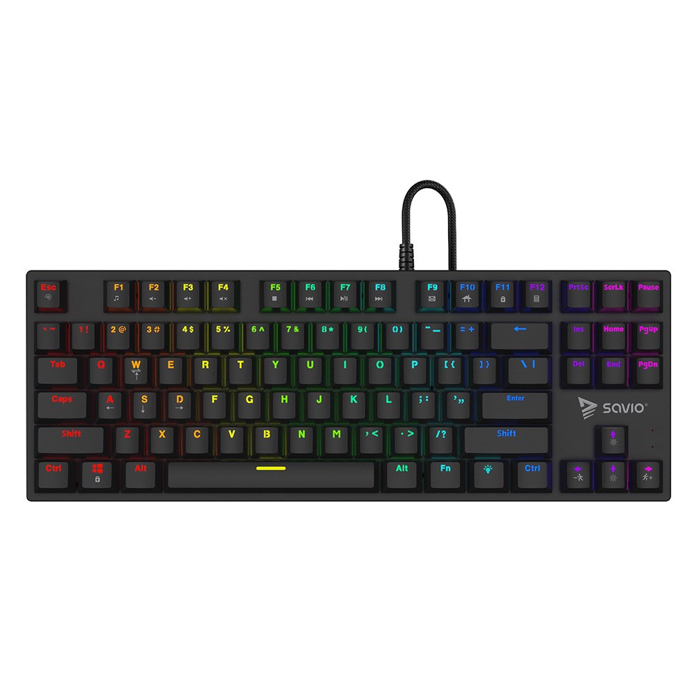 Savio Tempest x2 RGB mechanical keyboard, Outemu RED Savio Tempest x2 RGB mechanical keyboard, Outemu RED