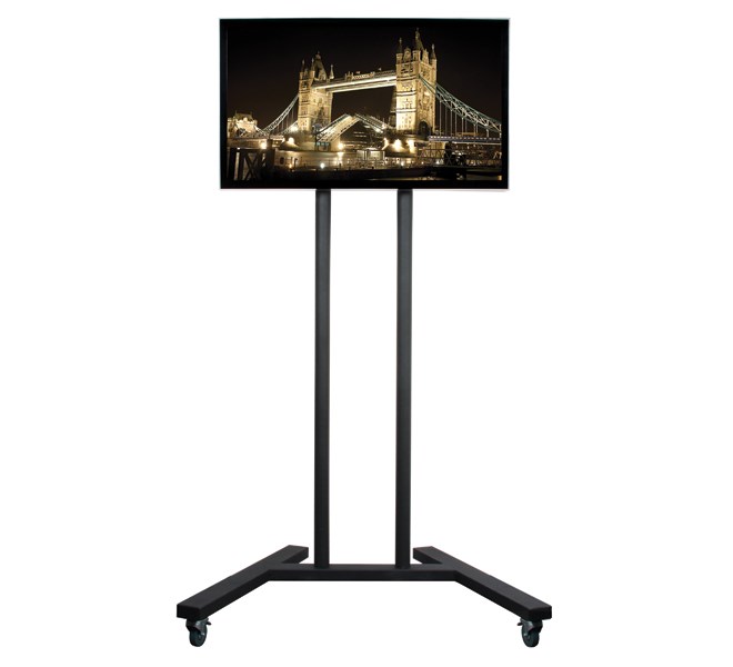 B-Tech Large Universal Flat Screen Trolley / Floor Stand (VESA 800 x 600) - 1.8m Ø50mm Poles B-Tech Large Universal Flat Screen Trolley / Floor Stand (VESA 800 x 600) - 1.8m Ø50mm Poles