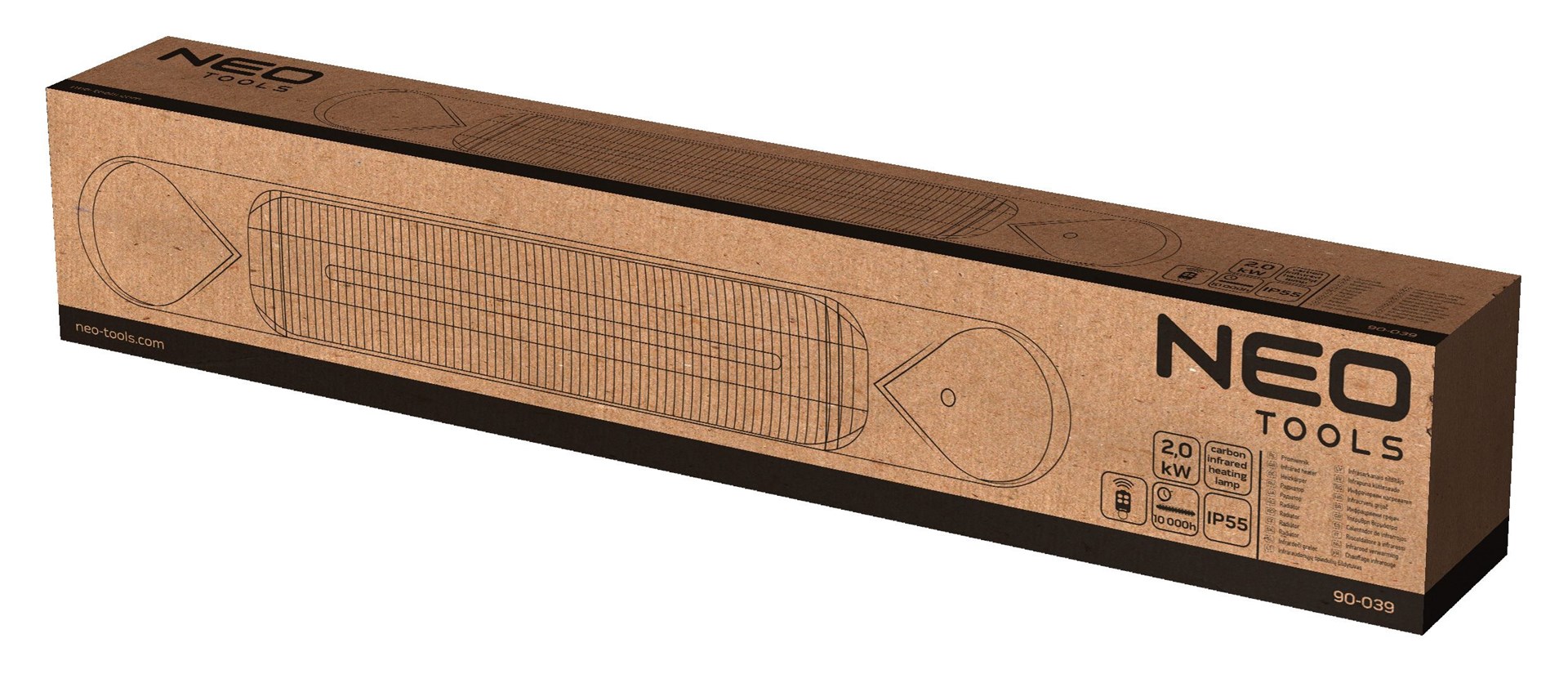 Industrial radiant heater 2000W NEO Tools 90-039 Industrial radiant heater 2000W NEO Tools 90-039
