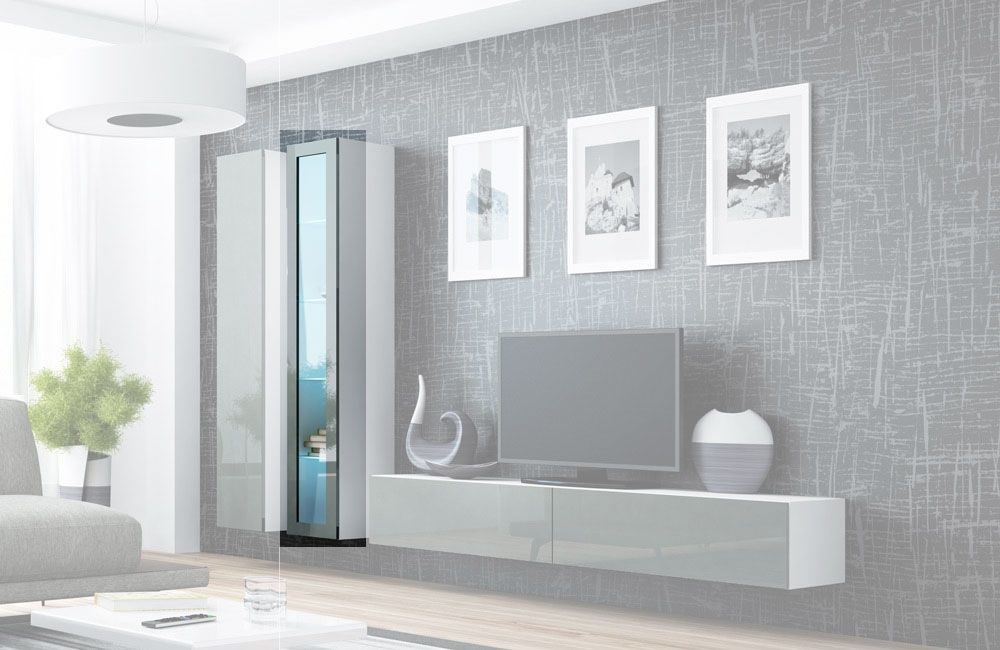 Cama Glass-case VIGO '180' 180/40/30 white/grey gloss Cama Glass-case VIGO '180' 180/40/30 white/grey gloss