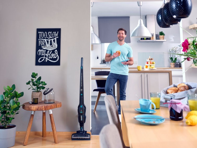 Leifheit Rotaro PowerVac 2in1 20V Bagless Black, Blue Leifheit Rotaro PowerVac 2in1 20V Bagless Black, Blue