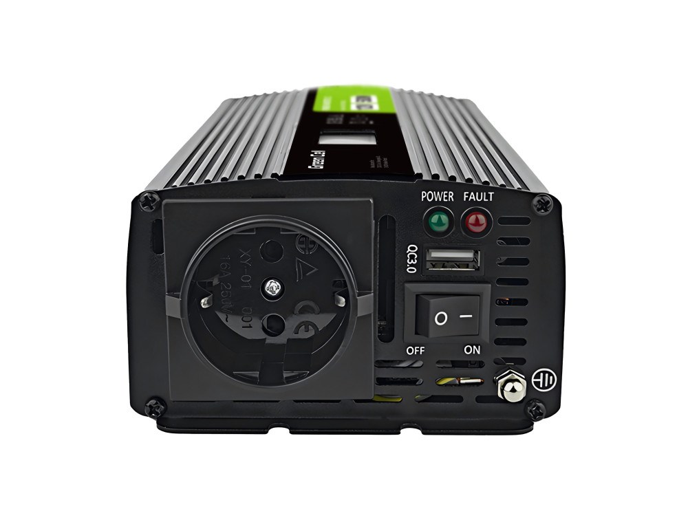 Green Cell PowerInverter LCD 12V 500W/10000W car inverter with display - pure sine wave Green Cell PowerInverter LCD 12V 500W/10000W car inverter with display - pure sine wave