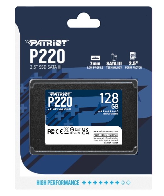 Patriot Memory P220 128GB 2.5" Serial ATA III Patriot Memory P220 128GB 2.5" Serial ATA III